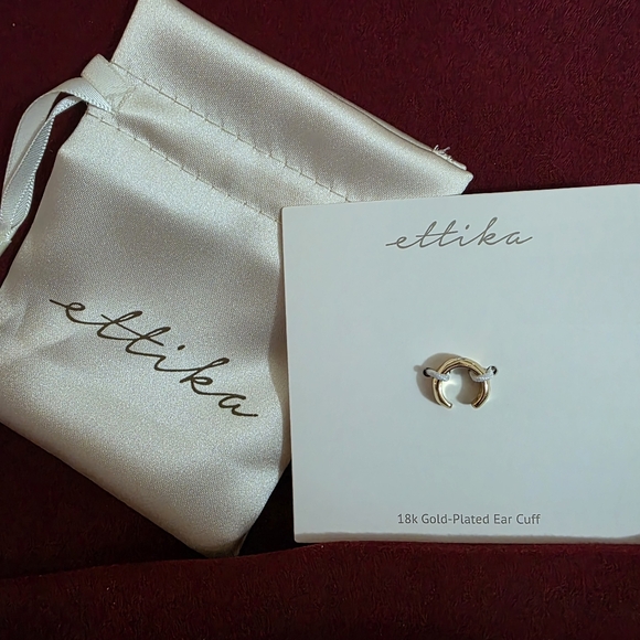 ettika Jewelry - Ettika Gold With Stone Ear Cuff